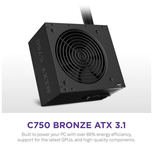 Блок живлення NZXT 750W (PA-7B3BB-EU) - Фото 2 Блок живлення NZXT 750W (PA-7B3BB-EU) - зображення 2