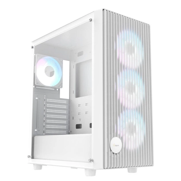 Корпус для ПК OCYPUS GAMMA C70 WH ARGB (GAMMA-C70-WHG400XX-GL) - зображення 2