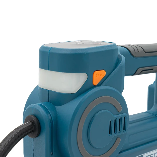 Акумуляторний автомобільний компресор PROFI-TEC PTI1035 (20 В, щітковий двигун, 10.3 Бар, 35л/хв, шланг 25 см) каркас коробка (008326) - изображение 12