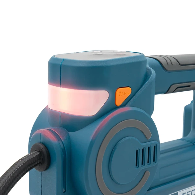 Акумуляторний автомобільний компресор PROFI-TEC PTI1035 (20 В, щітковий двигун, 10.3 Бар, 35л/хв, шланг 25 см) каркас коробка (008326) - изображение 13