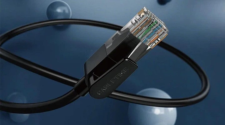 Патч-корд Cabletime CAT6 FTP Ethernet, 0,5 м Black, RJ-45 — RJ-45, 8 жил (CN61E) - зображення 3