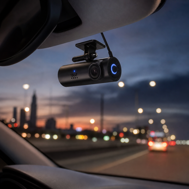 Автомобильный видеорегистратор Full HD 1080P с Wi-Fi, углом обзора 170°, G-сенсором, стабилизацией изображения, микрофоном и поддержкой microSD до 128 ГБ, черный - изображение 5