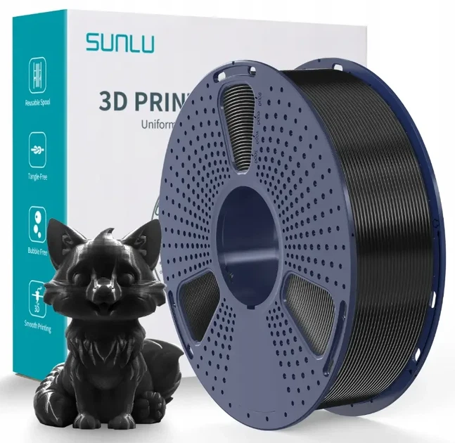 Пластик для 3D друку SUNLU PET-G 1,75 мм 1 кг., філамент для 3D 5903 - изображение 2