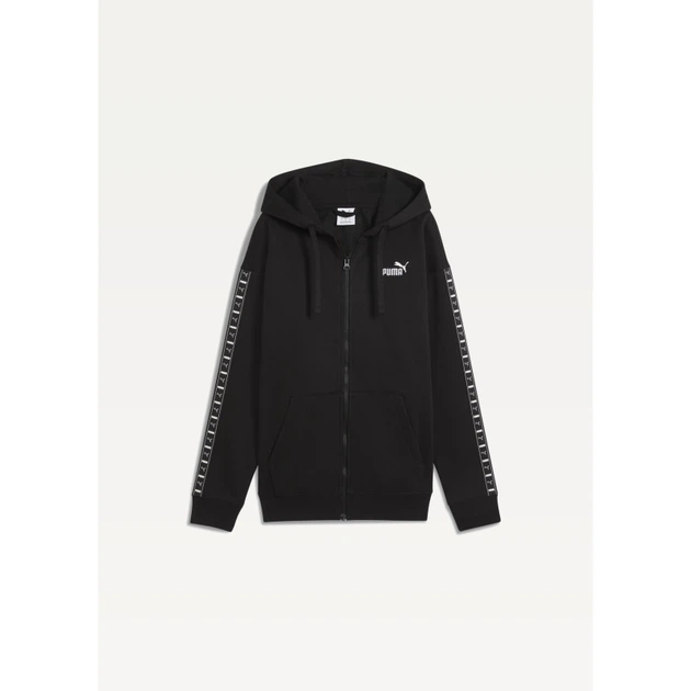 Джемпер жіночий PUMA ESS TAPE Full-Zip Hoodie 68809701 xl, чорний - зображення 4