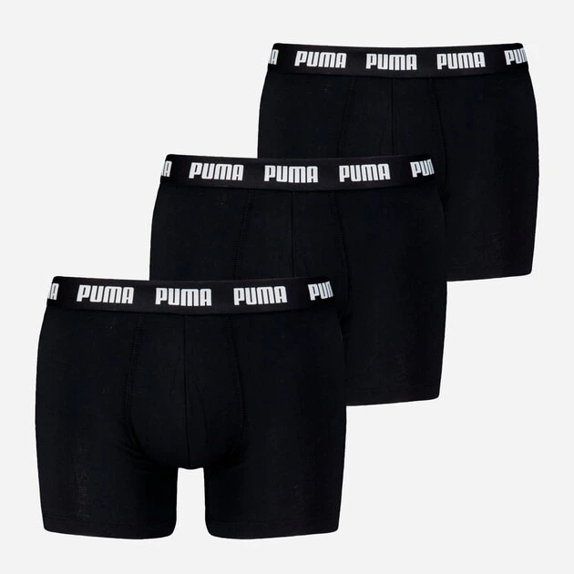 Труси чоловічі PUMA Men Everyday Boxer 3P 93832701 m, чорний - Фото 1 Труси чоловічі PUMA Men Everyday Boxer 3P 93832701 m, чорний - зображення 1
