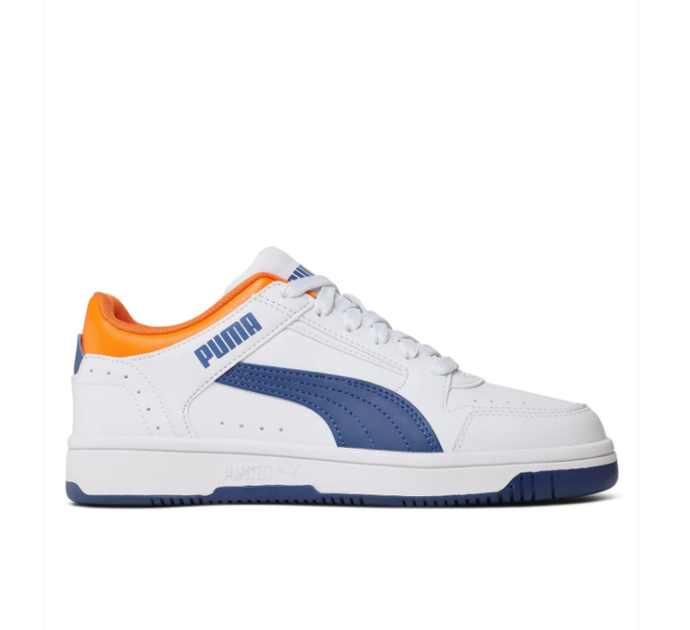 Кеди для хлопчика Puma Rebound JOY Lo Jr 38198411*AW25 37, білий/синій - Фото 1 Кеди для хлопчика Puma Rebound JOY Lo Jr 38198411*AW25 37, білий/синій - изображение 1