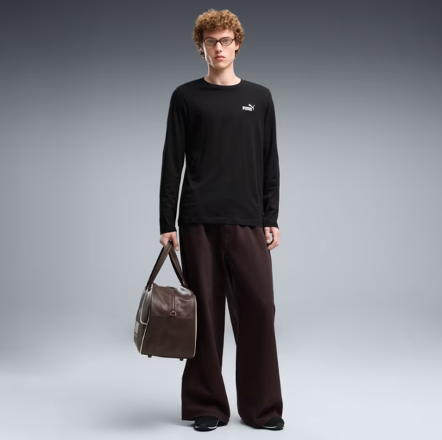 Лонгслів чоловічий PUMA Essentials No. 1 Logo Long Sleeve Tee Men 68254601 xl, чорний - Фото 5 Лонгслів чоловічий PUMA Essentials No. 1 Logo Long Sleeve Tee Men 68254601 xl, чорний - изображение 5