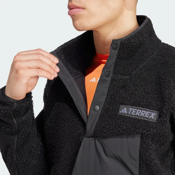 Спортивна кофта Terrex Xploric High Pile Fleece IW0231 xl, чорний - зображення 3