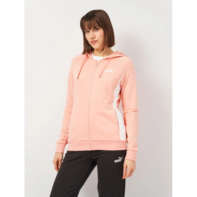 Спортивний костюм жіночий Puma Hooded Sweat Suit Tr Cl 68507718 m, помаранчевий/чорний - изображение 3