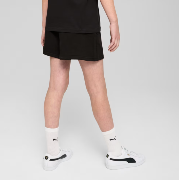 Дитячі шорти PUMA ESS Small No. 1 Logo Shorts Youth 68490501 164, чорний - Фото 2 Дитячі шорти PUMA ESS Small No. 1 Logo Shorts Youth 68490501 164, чорний - зображення 2