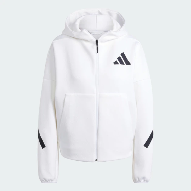 Худі жіноче ADIDAS Z.N.E. Full-Zip JE7849 m, білий - зображення 6