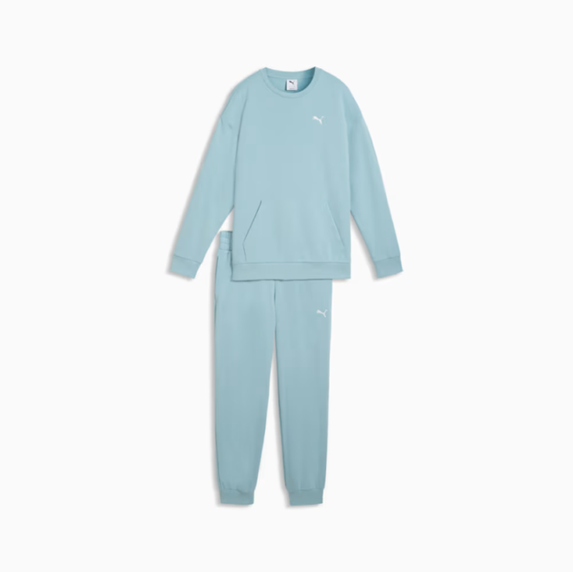 Костюм жіночий Puma Relaxed Sweat Suit TR cl 69190047 xl, бірюзовий - Фото 4 Костюм жіночий Puma Relaxed Sweat Suit TR cl 69190047 xl, бірюзовий - изображение 4