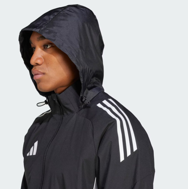 Вітрівка чоловіча ADIDAS Tiro 25 Competition All-Weather Jack IW0427 xl, чорний - зображення 6
