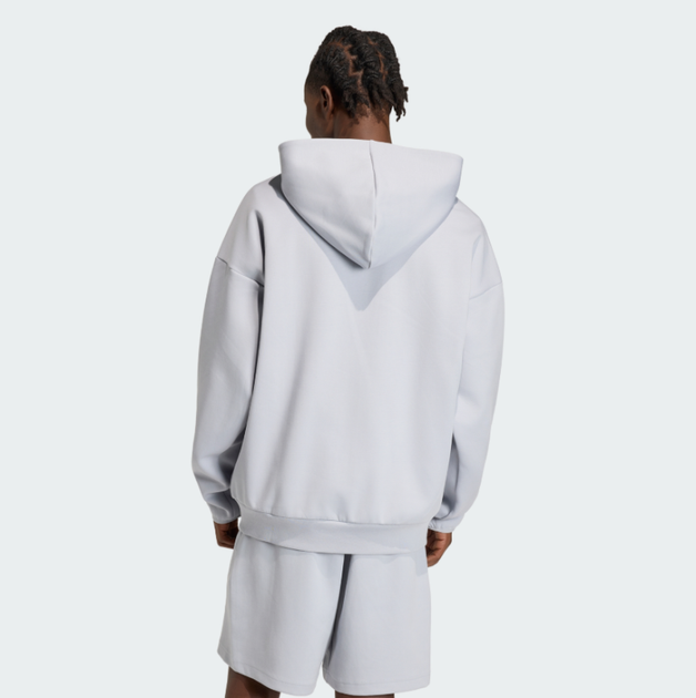 Худі чоловіче ADIDAS Future Icons Small Logo Full-Zip KD7662 xl, сірий - Фото 2 Худі чоловіче ADIDAS Future Icons Small Logo Full-Zip KD7662 xl, сірий - изображение 2