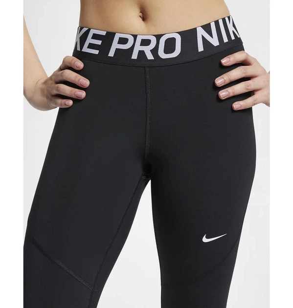 Лосины женские Nike Pro Womens Tights Black S Черный AO9968-010 - Фото 4 Лосины женские Nike Pro Womens Tights Black S Черный AO9968-010 - изображение 4