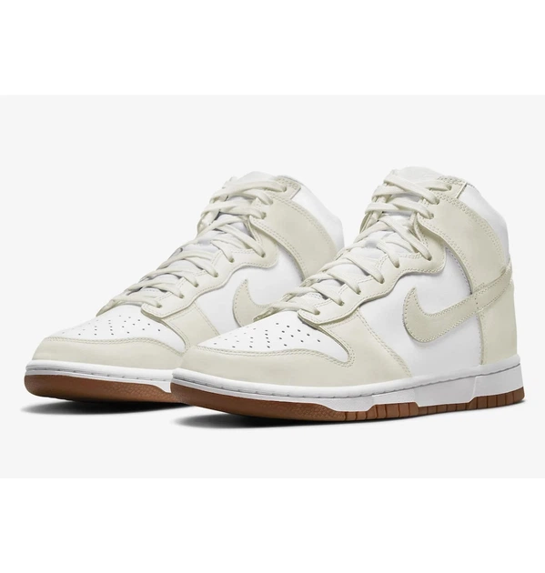 Кросівки жіночі Nike W Dunk High 36 Бежевий DD1869-109 - Фото 2 Кросівки жіночі Nike W Dunk High 36 Бежевий DD1869-109 - зображення 2