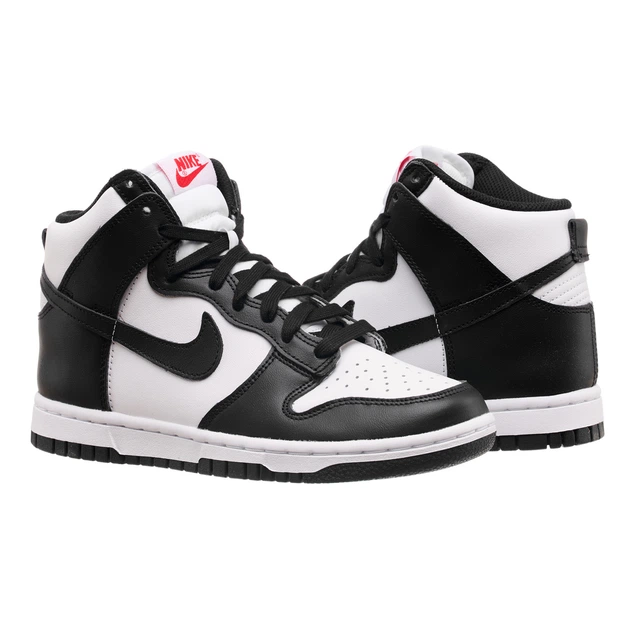 Кросівки жіночі Nike Dunk High Panda 41 Чорно-білий DD1869-103 - Фото 6 Кросівки жіночі Nike Dunk High Panda 41 Чорно-білий DD1869-103 - зображення 6