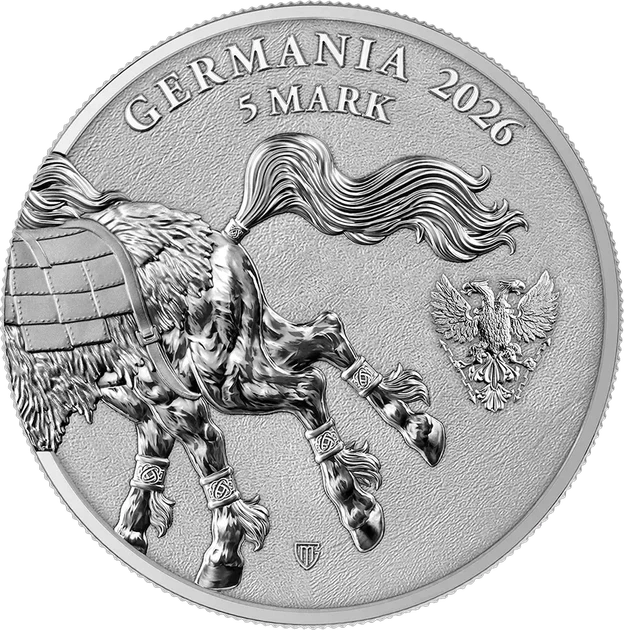 Колекційна срібна монета "Слейпнір" 31,1 г 2026 рік - Фото 2 Колекційна срібна монета "Слейпнір" 31,1 г 2026 рік - изображение 2