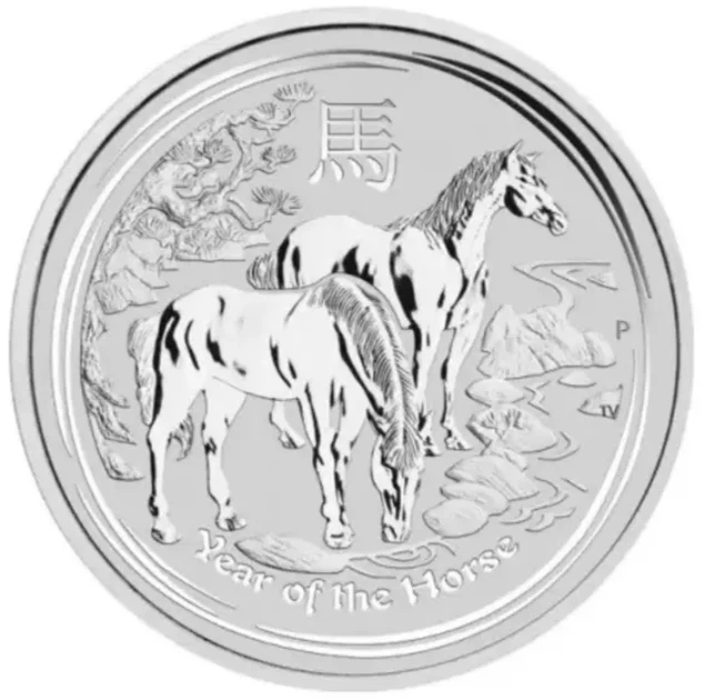 Колекційна срібна монета «Lunar II – Рік Коня» 31,1 г 2014 рік - Фото 1 Колекційна срібна монета «Lunar II – Рік Коня» 31,1 г 2014 рік - изображение 1