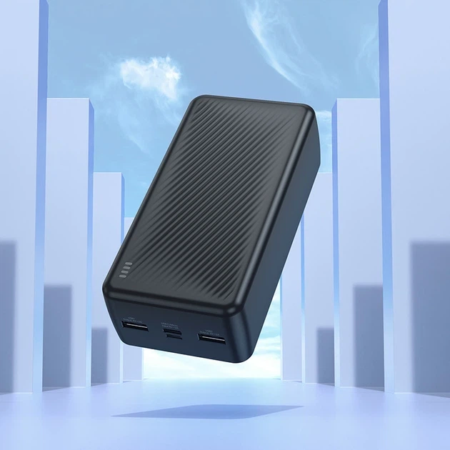 Внешний аккумулятор BOROFONE BJ55B Graceful power bank(30000mAh) Black - Фото 3 Внешний аккумулятор BOROFONE BJ55B Graceful power bank(30000mAh) Black - изображение 3