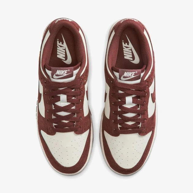 Кроссовки женские Nike Dunk Low 39 Бордовый IB4417-104 - изображение 4