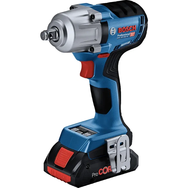 Akumulatorowy klucz udarowy Bosch Professional GDS 18V-450 HC 18 V 450 Nm 1/2" 2x4 Ah ProCORE18V L-BOXX (06019K4002) - obraz 2