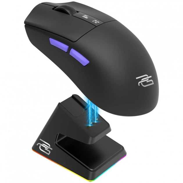 Мышь беспроводная Proove Gaming Jester 8K with Charging Dock Black/Purple (WMJSCD022016) - изображение 2