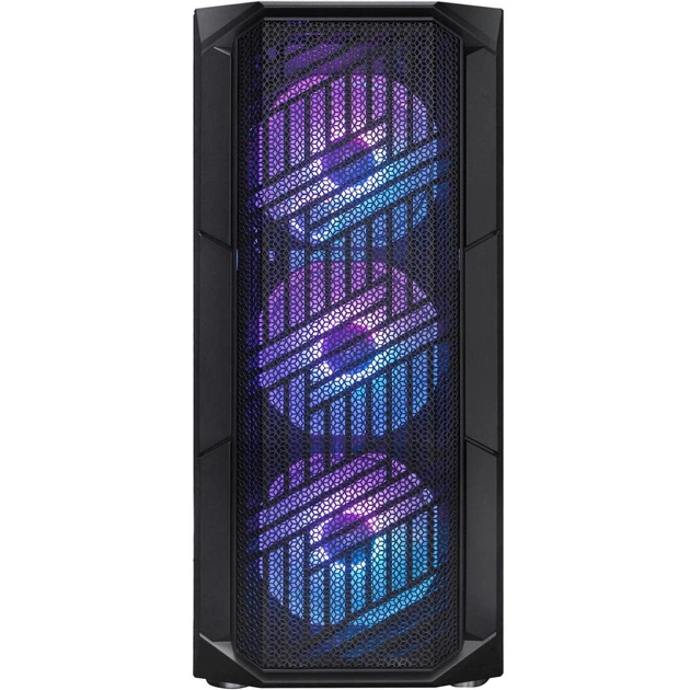 Корпус 1stPlayer Black без БЖ (XF-BK-4F7) - зображення 9