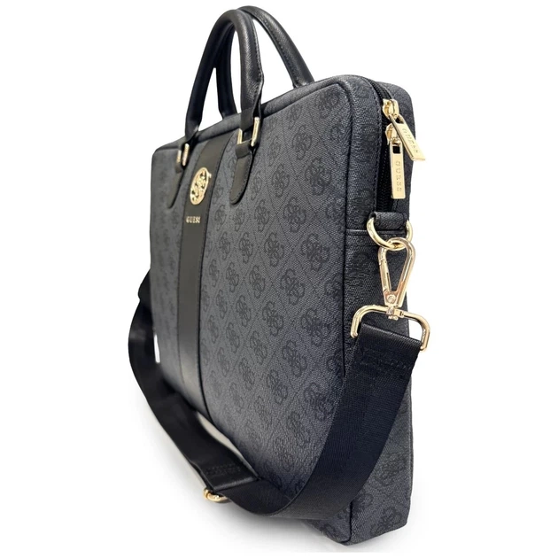 Сумка Guess 4G Round 4G & Classic Logos Stripe 16" Black (GUCB166PG4S4RK) - Фото 3 Сумка Guess 4G Round 4G & Classic Logos Stripe 16" Black (GUCB166PG4S4RK) - изображение 3