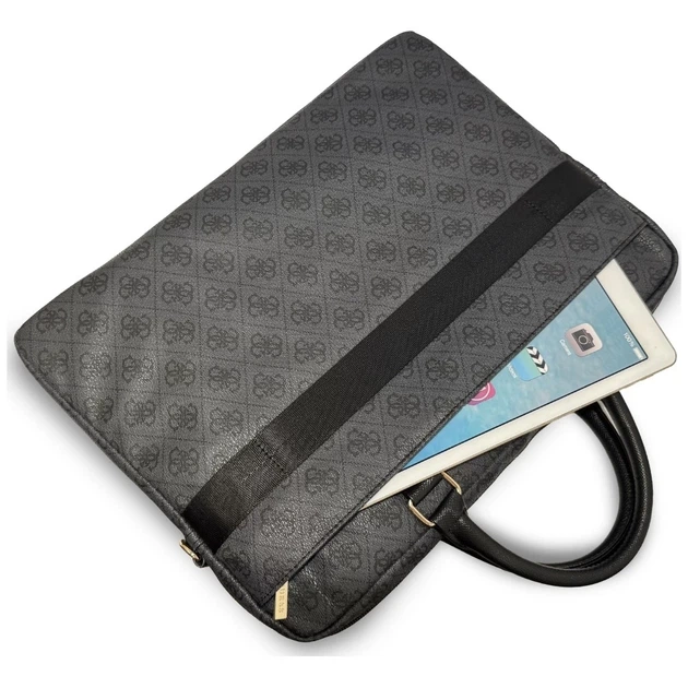Сумка Guess 4G Round 4G & Classic Logos Stripe 16" Black (GUCB166PG4S4RK) - Фото 4 Сумка Guess 4G Round 4G & Classic Logos Stripe 16" Black (GUCB166PG4S4RK) - изображение 4