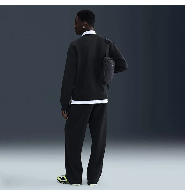 Свитшот мужской Nike Solo Swsh Crew Black M Черный HV1086-010 - Фото 9 Свитшот мужской Nike Solo Swsh Crew Black M Черный HV1086-010 - изображение 9