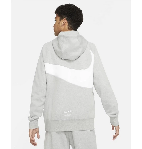 Худи мужское Nike M Nsw Swoosh Tch Flc Po Hd XL Серый DD8222-063 - изображение 3