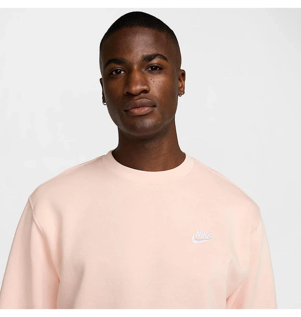 Світшот чоловічий Nike Nsw Club Crew Pink M Рожевий BV2662-664 - зображення 3