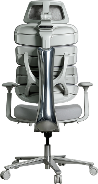 Кресло компьютерное офисное эргономичное OfficePro FlexCore ОС120G Grey - Фото 4 Кресло компьютерное офисное эргономичное OfficePro FlexCore ОС120G Grey - изображение 4
