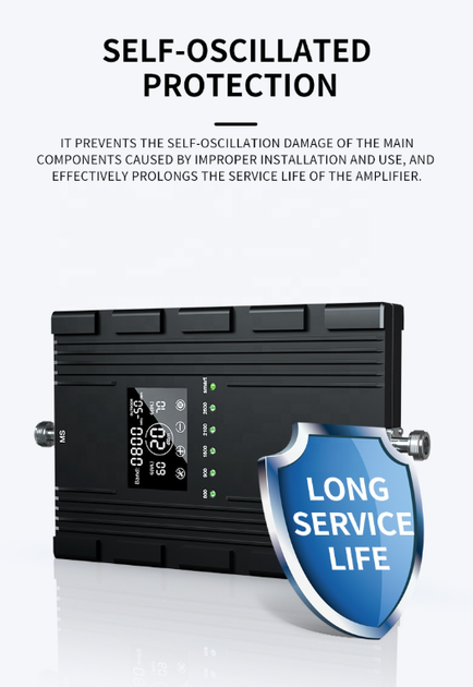 Усилитель сигнала Lintratek AA20L-GDWL (рабочие диапазоны: 800, 900, 1800, 2100, 2600 MHz) Связь: 2G, 3G, 4G - Фото 4 Усилитель сигнала Lintratek AA20L-GDWL (рабочие диапазоны: 800, 900, 1800, 2100, 2600 MHz) Связь: 2G, 3G, 4G - изображение 4