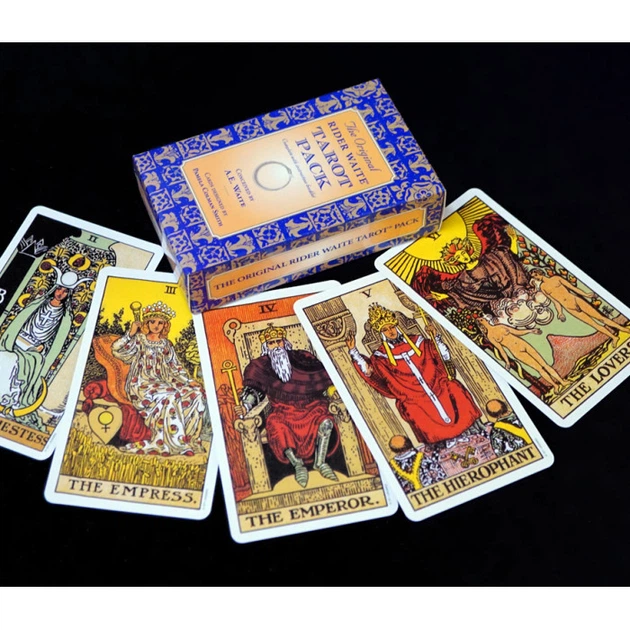 Карты Таро Оригинальный набор Райдера Уэйта The original Rider Waite tarot 10,2*6см - изображение 3