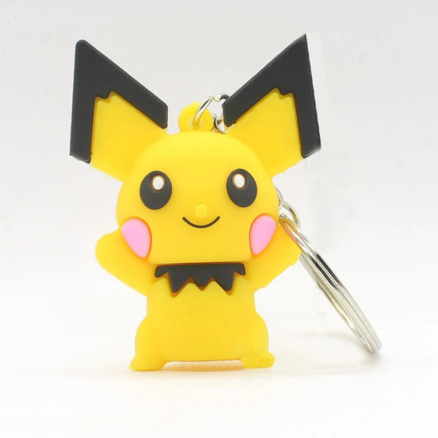Брелок Пикачу Pikachu Резиновый 10см Поштучно - Фото 1 Брелок Пикачу Pikachu Резиновый 10см Поштучно - изображение 1