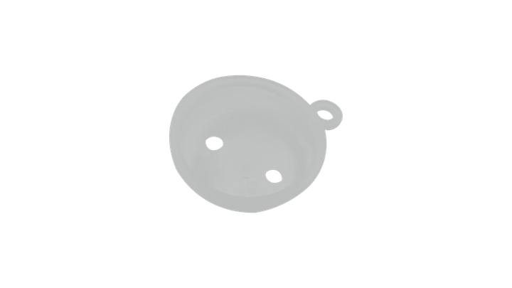 Мембрана к водяному редуктору газовой колонки, D51 мм Bosch Type-F, Junkers 5282483070 (силиконовая) - изображение 2