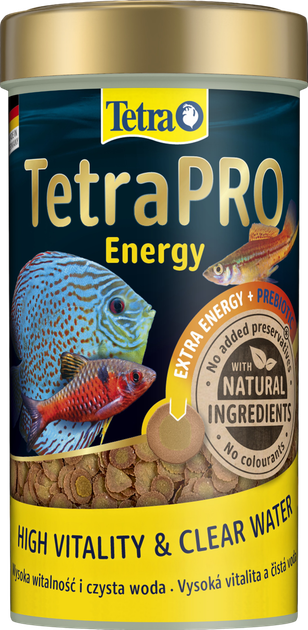 Корм Tetra Pro Energy Multi-Crisps для аквариумных рыб чипсы 250 мл (4004218141520) - Фото 1 Корм Tetra Pro Energy Multi-Crisps для аквариумных рыб чипсы 250 мл (4004218141520) - изображение 1