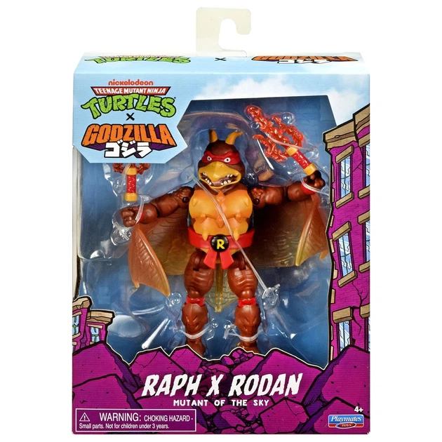 Фігурка TMNT x Godzilla Раф в образі Родана 13 см 12 точок артикуляції - Фото 1 Фігурка TMNT x Godzilla Раф в образі Родана 13 см 12 точок артикуляції - зображення 1