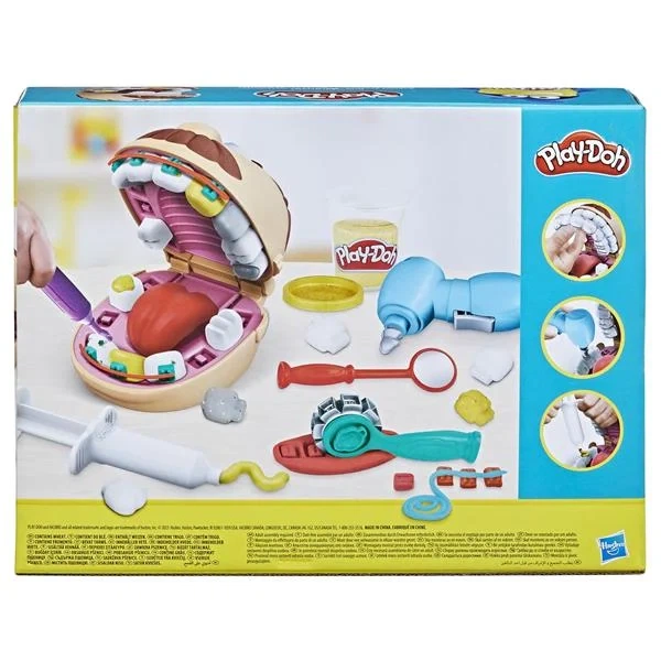 Игровой набор для лепки Play-Doh Мистер Зубастик разноцветный пластилин 28x7x22 см - изображение 3