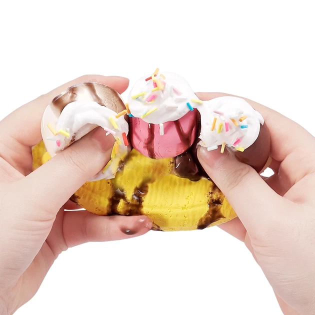 Игровой набор слаймов Slime Mart Тележка вкусностей с формами и насадками - изображение 4