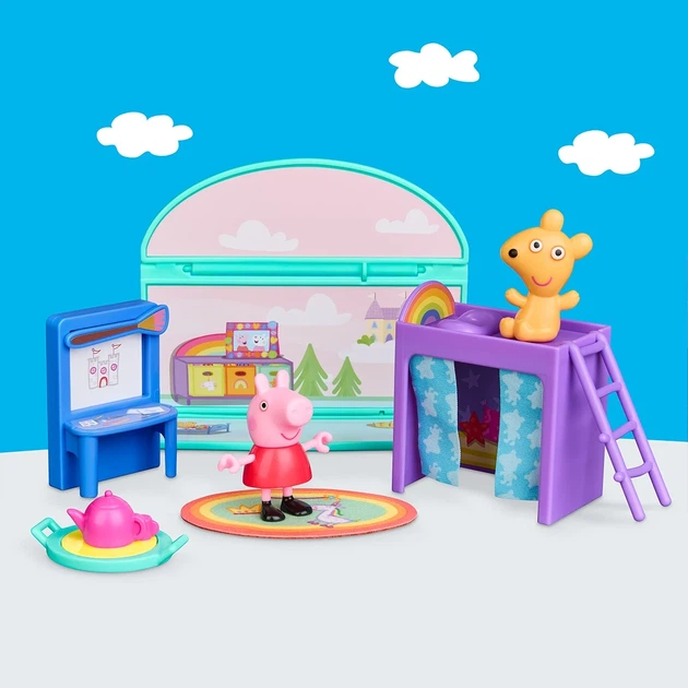 Ігровий набір Peppa Pig Кімната Пеппи, фігурка та 7 аксесуарів - Фото 4 Ігровий набір Peppa Pig Кімната Пеппи, фігурка та 7 аксесуарів - зображення 4