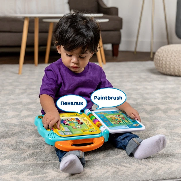 Інтерактивна книга VTech Англо-український словничок 100 слів про цікаві місця - Фото 5 Інтерактивна книга VTech Англо-український словничок 100 слів про цікаві місця - зображення 5
