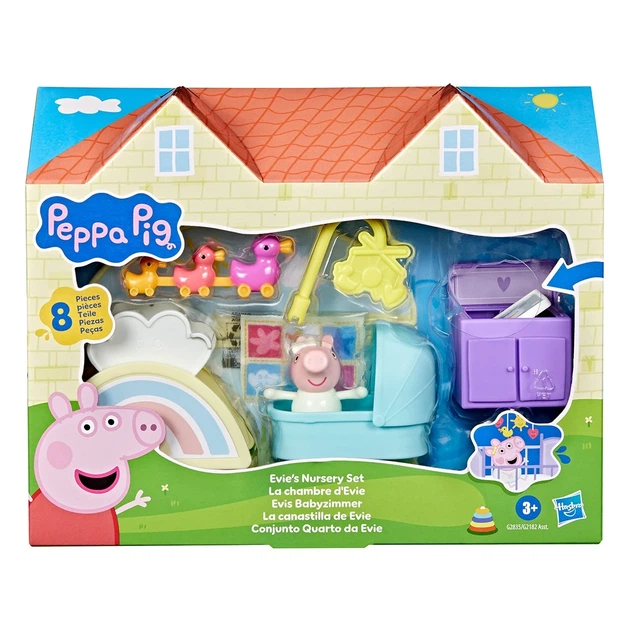 Игровой набор Peppa Pig Комната крошки Эви фигурка и 7 аксессуаров - Фото 1 Игровой набор Peppa Pig Комната крошки Эви фигурка и 7 аксессуаров - изображение 1