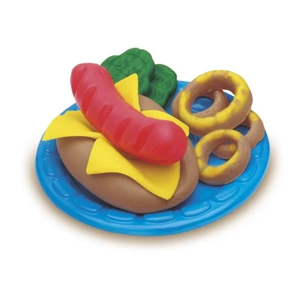 Набор с пластилином Play-Doh Бургер барбекю с грилем и формочками (B5521) - Фото 5 Набор с пластилином Play-Doh Бургер барбекю с грилем и формочками (B5521) - изображение 5