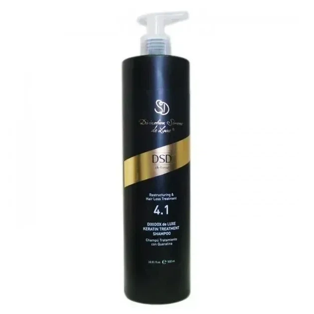 Восстанавливающий шампунь с кератином DSD de Luxe 4.1 Keratin Treatment Shampoo 500 мл - Фото 1 Восстанавливающий шампунь с кератином DSD de Luxe 4.1 Keratin Treatment Shampoo 500 мл - изображение 1