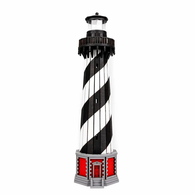 Збірна дерев'яна модель Lighthouse Маяк на мисі Гаттерас США - зображення 4