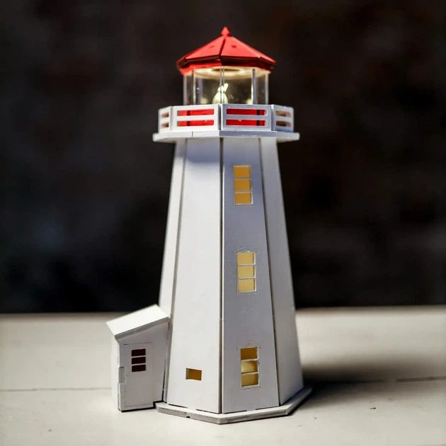 Збірна дерев'яна модель Lighthouse Маяк Пеггіс Ков Канада - Фото 9 Збірна дерев'яна модель Lighthouse Маяк Пеггіс Ков Канада - зображення 9