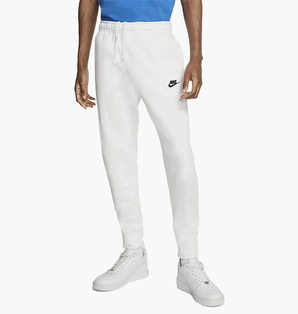 Брюки чоловічі Nike Sportswear Club Fleece Joggers XL Білий BV2671-100 - Фото 1 Брюки чоловічі Nike Sportswear Club Fleece Joggers XL Білий BV2671-100 - зображення 1